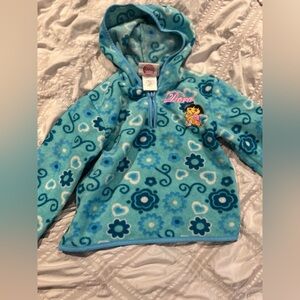 Dora the explorer girls fleece sweater